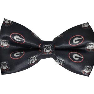University of Georgia bow tie ,New! bow Men , Black Georgia bulldog bow tie